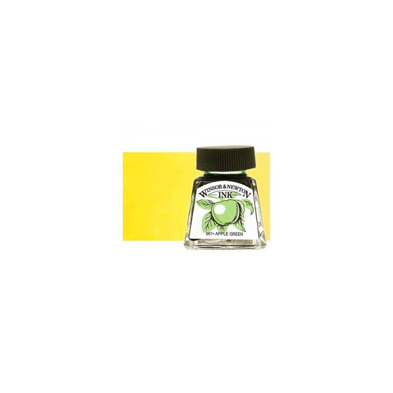 Tinta Desenho Amarelo Brilhante, Winsor & Newton, 14 ml.