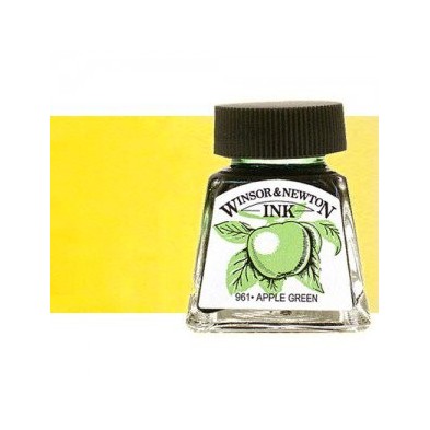 Tinta Desenho Amarelo Brilhante, Winsor & Newton, 14 ml.