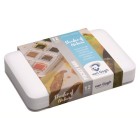 Materiais Belas Artes - Caixa com 12 aquarelas Van Gogh 1/2 godet e pincel | totenart.com\n