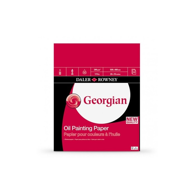 Materiais Belas Artes - Oleo Daler-Rowney 250 gr, 50,8x40,6 cm, block 12 f. | totenart.com