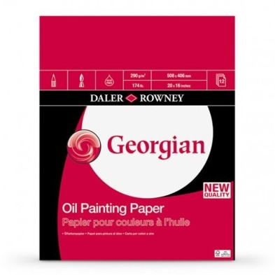 Materiais Belas Artes - Oleo Daler-Rowney 250 gr, 50,8x40,6 cm, block 12 f. | totenart.com