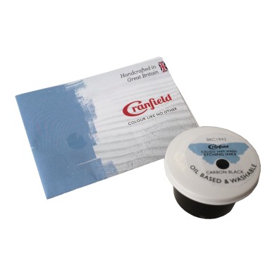 \nTinta Calcog. Ecologica Negro Carbon, Amostra 20 gr. + Ficha técnica