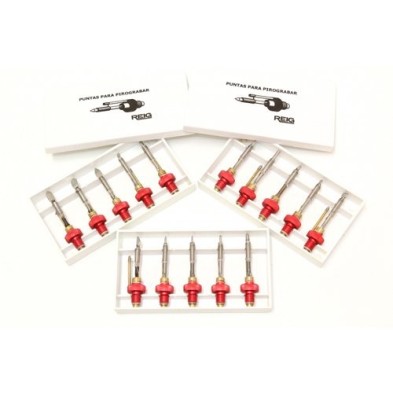 Materiais Belas Artes - Jogo 15 pontas pirografo | totenart.com