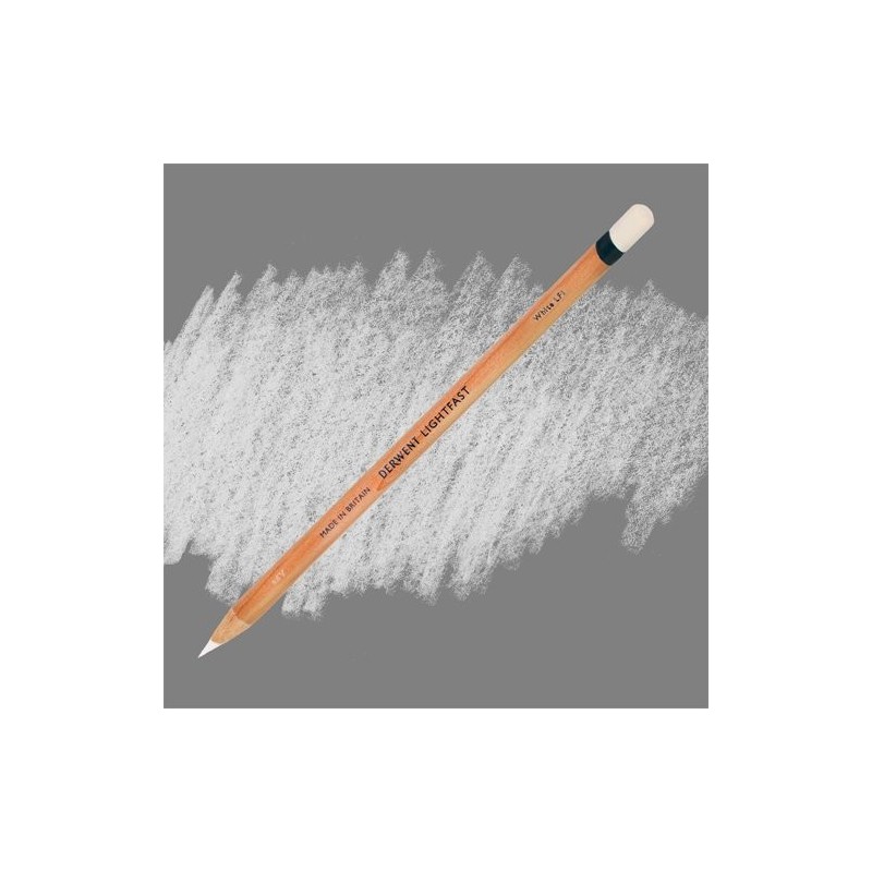 Materiais Belas Artes - Lápis óleo Branco Lightfast Derwent | totenart.com