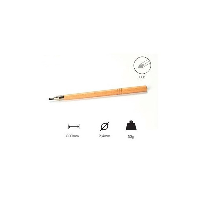 Buril Losango 2.4 mm, 60, cabo longo