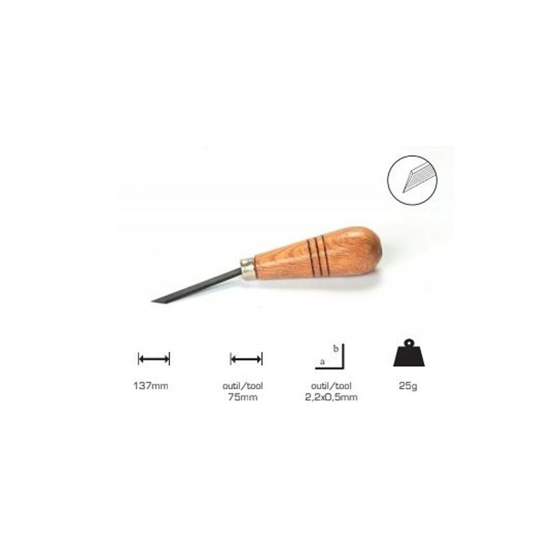 Onglette Artools com cabo cogumelo