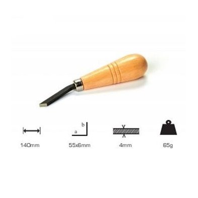 Buril gigante para fundo, 4 mm largo