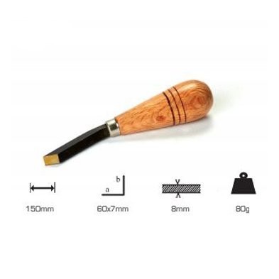 Buril gigante para fundo, 4 mm largo