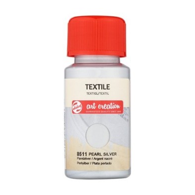 Materiais Belas Artes - Tinta Têxtil Prata Pérola 8511, 50 ml. Artcreation | totenart.com