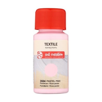 Materiais Belas Artes - Tinta Têxtil Rosa Pastel 3504, 50 ml. Artcreation | totenart.com