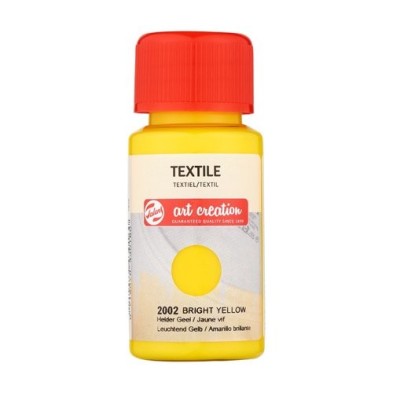 Materiais Belas Artes - Tinta Têxtil \nAmarelo brilhante 2002, 50 ml. Artcreation | totenart.com
