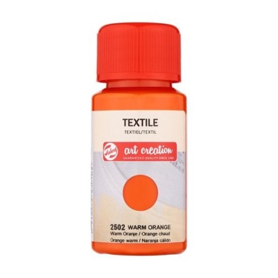Materiais Belas Artes - Tinta Têxtil \nLaranja Quente 2502, 50 ml. Artcreation | totenart.com