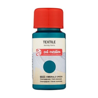 Materiais Belas Artes - Tinta Têxtil Verde Esmeralda 6023, 50 ml. Artcreation | totenart.com