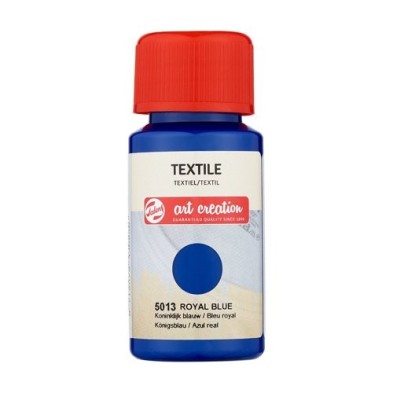 Materiais Belas Artes - Tinta Têxtil Azul Real 5013, 50 ml. Artcreation | totenart.com