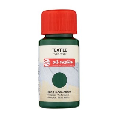 Materiais Belas Artes - Tinta Têxtil Verde Musgo 6018, 50 ml. Artcreation | totenart.com