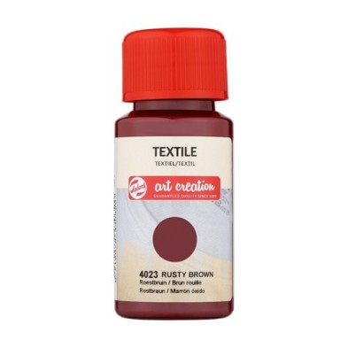 Materiais Belas Artes - Tinta Têxtil Marrom Ferrugem 4023, 50 ml. Artcreation | totenart.com