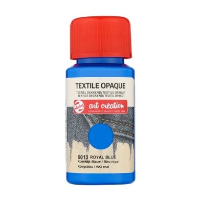 Materiais Belas Artes - Tinta Têxtil Opaca Azul Real 5013, 50 ml. Artcreation | totenart.com