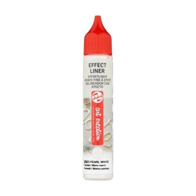 Materiais Belas Artes - Delineador Efeito Branco Pérola 8501, 28 ml. Artcreation | totenart.com