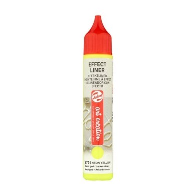 Materiais Belas Artes - Delineador Efeito Amarelo Neon 8701, 28 ml. Artcreation | totenart.com