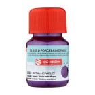 Materiais Belas Artes - Tinta Opaca Vidro e Porcelana Violeta Metalico 8203, 30 ml. Artcreation | totenart.com