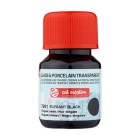 Materiais Belas Artes - Tinta Transparente Vidro e Porcelana Preto Elegante 7001, 30 ml. Artcreation | totenart.com