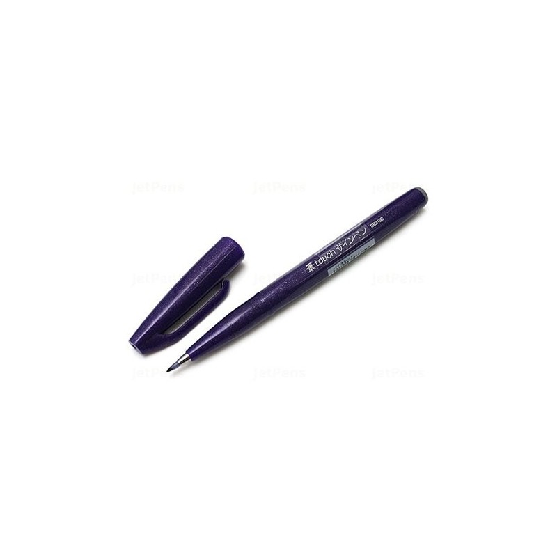 Materiais Belas Artes - Marcador Pincel Pentel Touch, Violeta | totenart.com
