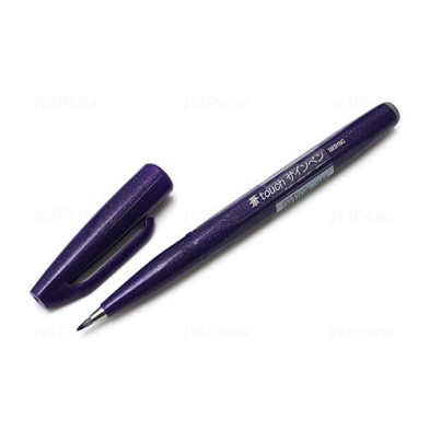 Materiais Belas Artes - Marcador Pincel Pentel Touch, Violeta | totenart.com