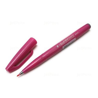 Materiais Belas Artes - Marcador Pincel Pentel Touch, Rosa | totenart.com