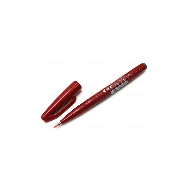 Materiais Belas Artes - Marcador Pincel Pentel Touch, Vermelho | totenart.com