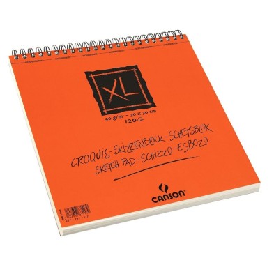 Materiais Belas Artes - XL Croquis Canson (Block), 120f., 90 gr., 30x30 cm. | totenart.com