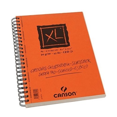 Materiais Belas Artes - XL Croquis Canson (Block), 60f., 90 gr., 14.8x21 cm. | totenart.com