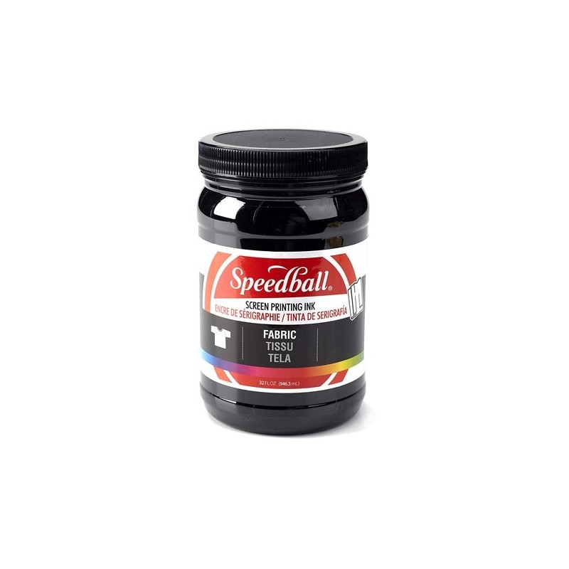 Materiais Belas Artes - Tinta Serigrafia a agua Preto 946 ml. Speedball | totenart.com