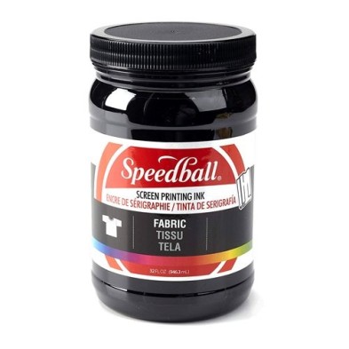 Materiais Belas Artes - Tinta Serigrafia a agua Preto 946 ml. Speedball | totenart.com