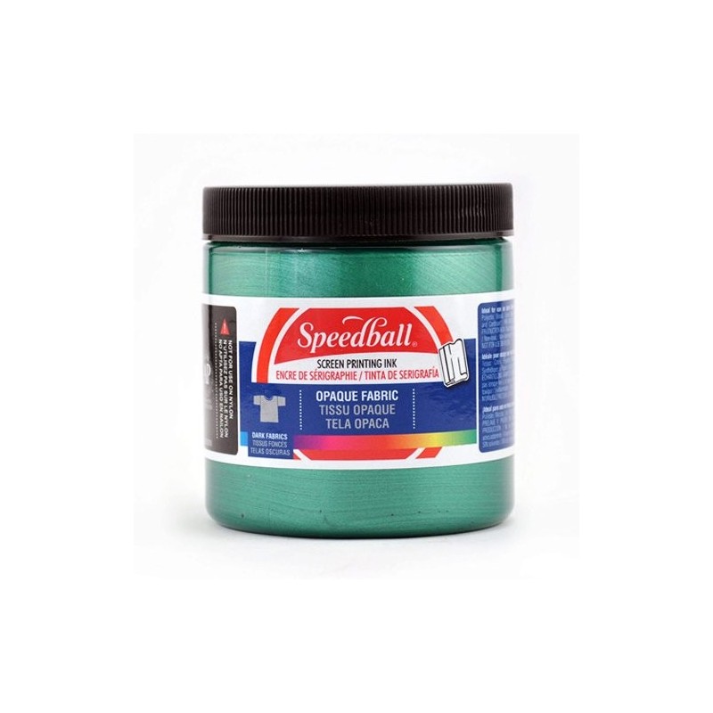 Materiais Belas Artes - Tinta Serigrafia a agua Esmeralda 236 ml. Speedball | totenart.com
