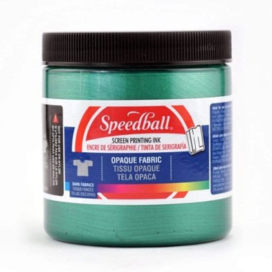 Materiais Belas Artes - Tinta Serigrafia a agua Esmeralda 236 ml. Speedball | totenart.com