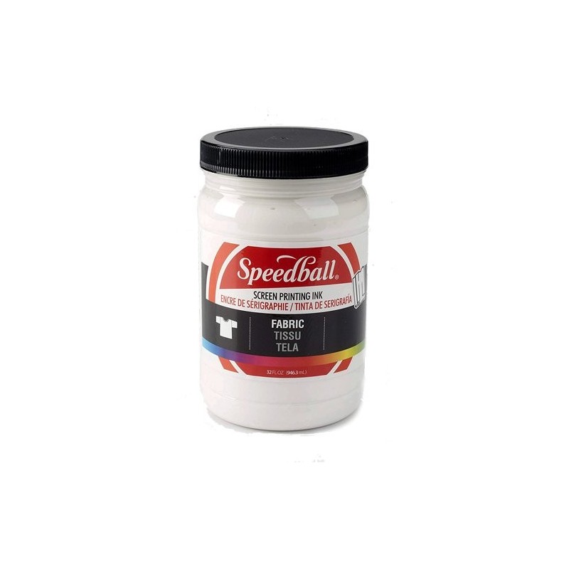 Materiais Belas Artes - Tinta Serigrafia a agua Branco 946 ml. Speedball | totenart.com