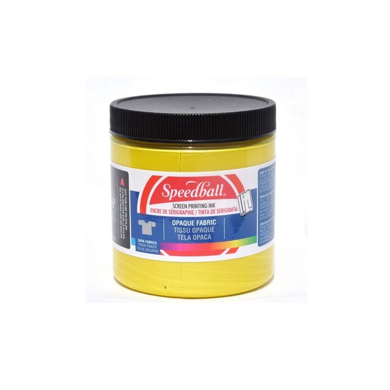 Tinta Serigrafia a agua Amarelo 236 ml. Speedball
