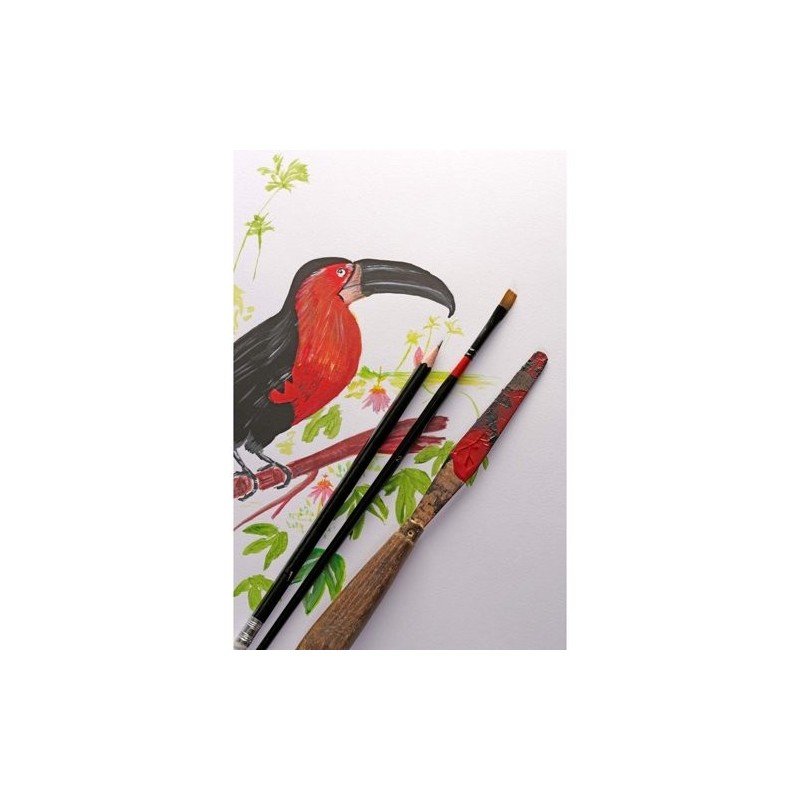 Materiais Belas Artes - Bloco Multi técnico Paint On A5, 250 gr. 40 h. Clairefontaine | totenart.com