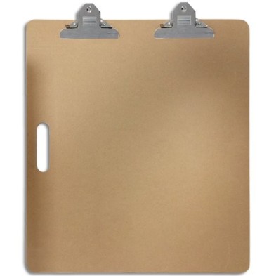 Soporte para Dibujo con doble pinza 55x63 cm.