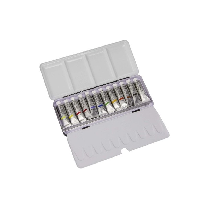 Materiais Belas Artes - Caixa Aquarela Lightweight 12 tubos 5 ml. Winsor & Newton | totenart.com