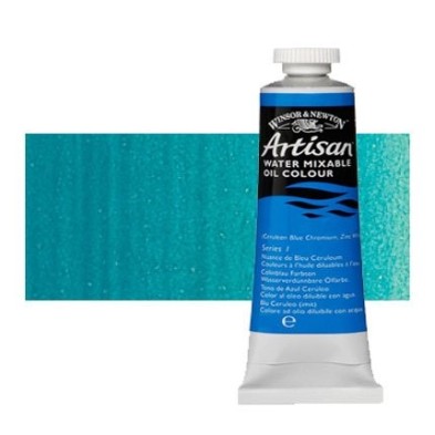 Materiais Belas Artes - Oleo al agua Artisan Tono Azul Ceruleo Winsor & Newton, 37 ml. | totenart.com
