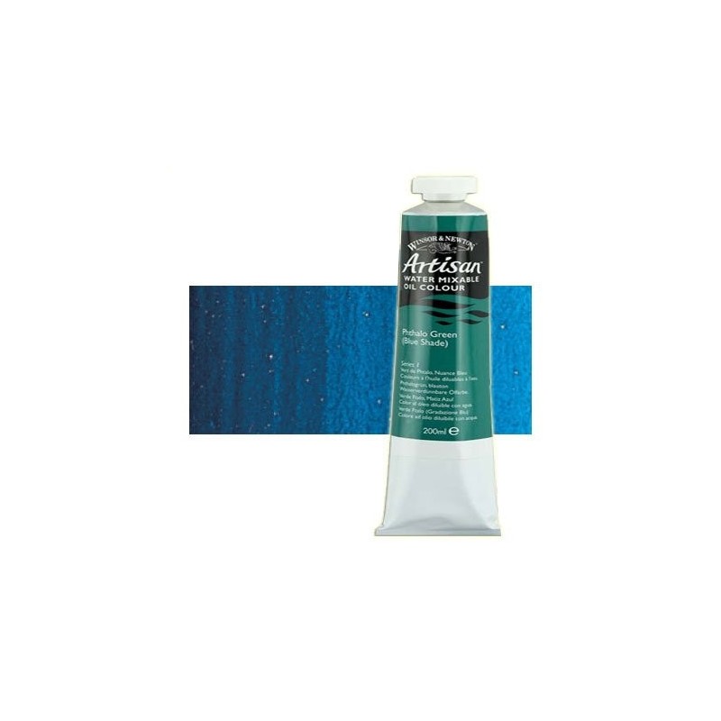 Materiais Belas Artes - Oleo al agua Artisan Azul Phtalo. (sombra vermelho) W&N, 200 ml. | totenart.com