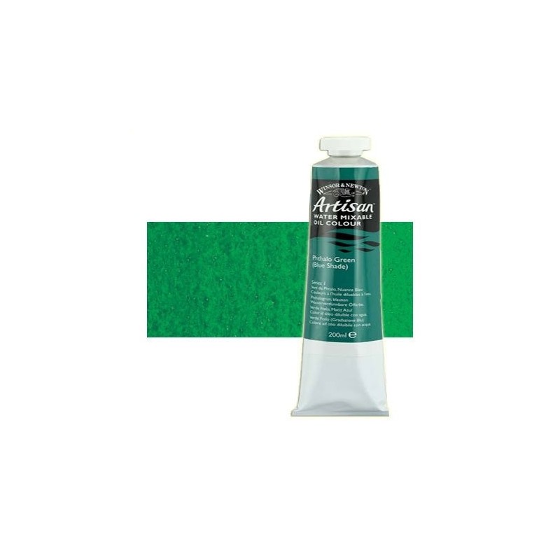 Materiais Belas Artes - Oleo al agua Artisan Verde Phtalo. (sombra amarelo) W&N, 200 ml. | totenart.com