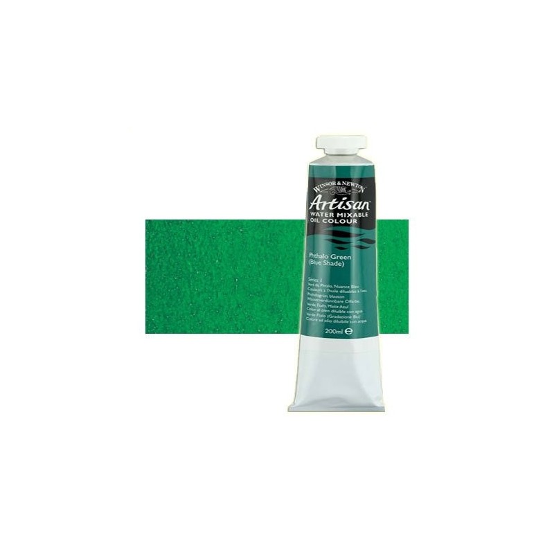 Materiais Belas Artes - Oleo al agua Artisan Verde Phtalo. (sombra azul) W&N, 200 ml. | totenart.com