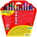 Materiais Belas Artes - Giotto Be-Bé 12 Lápis de cor + Afia-lápis | totenart.com