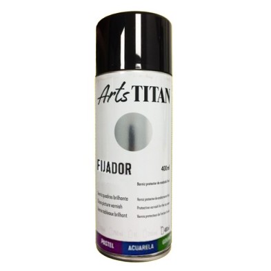 Materiais Belas Artes - Vernis Fixador SPRAY Titan, 400 ml. | totenart.com