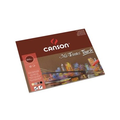 Materiais Belas Artes - Bloc Canson Mi-Teintes Touch, cores sortidas, 12 f. 350 gr 29,7x42 cm (A3) | totenart.com