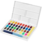 Materiais Belas Artes - Caixa 36 aquarelas Faber-Castell e pincel | totenart.com