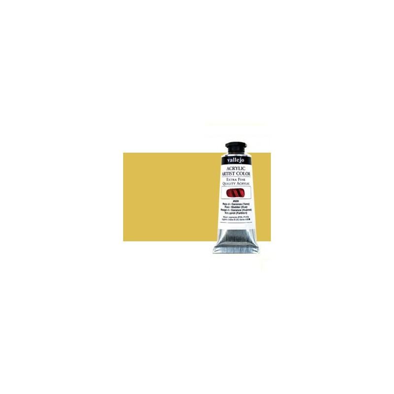Materiais Belas Artes - Acrilico Vallejo n. 424 color Amarelho transoxid (60 ml) | totenart.com