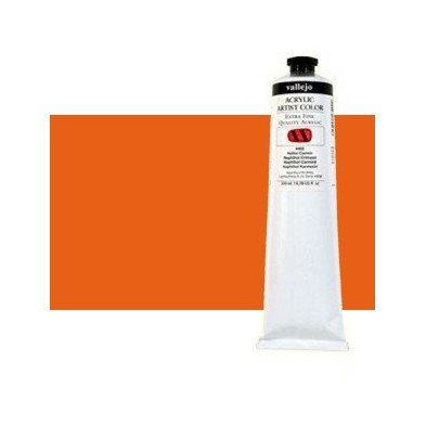 Materiais Belas Artes - Acrilico Vallejo Artist Fluor laranja,  200 ml. | totenart.com